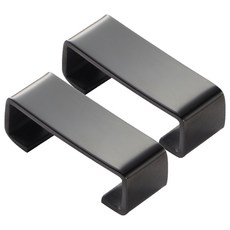 Noiwon 簡潔氛圍筷匙架 4 x 1.5 x 1.3 cm, 黑色, 2個