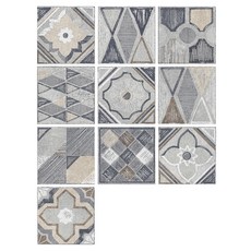 Ellohome 復古石紋磁磚貼紙 10件組, C