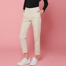 HALEY 여성용 핀턱 롤업 팬츠 HUBWP1301