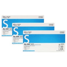 올데이수 50 안과용 드림렌즈 일회용식염수 세척 헹굼 50p, 1개, 500ml