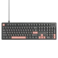 g-clicker Magneon 8K 快速觸發磁軸 磁吸式電競機械式有線鍵盤 無噪音 雷射葡萄柚 37g, 水星粉, GRT107, 製造商軸