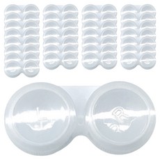 오어스 콘텍트 렌즈 케이스 50p, 투명, 2개