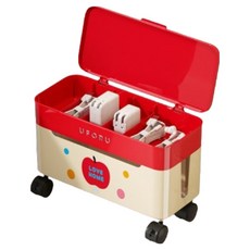 Edipian 簡約時尚數據線附輪收納盒, 蘋果, 1個