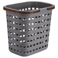 PDS Living 通風設計 舒適收納 日常多用途洗衣籃, 灰色
