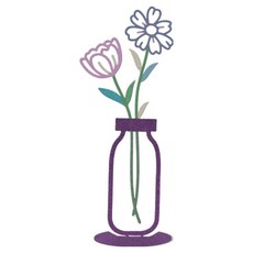 Topia 2D平面花朵室內客廳裝飾品 type6, 混合色