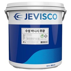 제비스코 수성 바니시 무광투명 4L, 1개