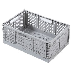 와우킹 접이식 펜트리 수납 정리 리빙박스, 그레이, 1개