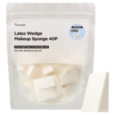 PICCASSO 畢卡索 乳膠楔形海綿 40入, 1個, 單一顏色