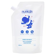 FRANKLIIN 프랭클린 엉덩이클렌저 거품형, 1개, 450ml