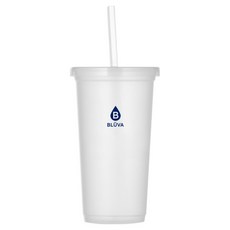블루바 리유저블 빨대 콜드컵, 드롭 퓨어, 1개, 700ml