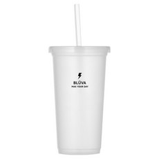 블루바 리유저블 빨대 콜드컵, 워터 플래시, 1개, 700ml