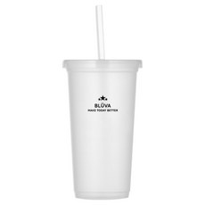 블루바 리유저블 빨대 콜드컵, 블루 스타, 1개, 700ml