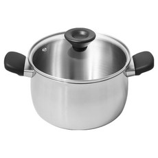 마이어코리아 인덕션 루나 스테인리스 스틸 양수냄비, 20cm, 1개