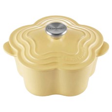 LE CREUSET 山茶花鐵鍋 鋼頭, 含羞草黃, 1個, 20cm