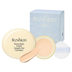 FRESHIAN 胜肽精華氣墊粉餅 純素 13g + 補充蕊 13g 套組, 203號, 1個