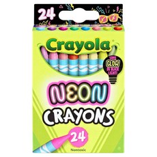 크레욜라 네온 크레용, 1개, 24색