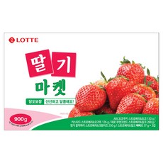 LOTTE 樂天 SCHINSO 草莓市集 零食組 900g, 1套, 5種