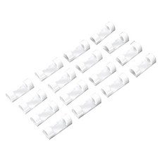 Monica Cola 電線電纜整理固定夾 16入, 白色, 1個