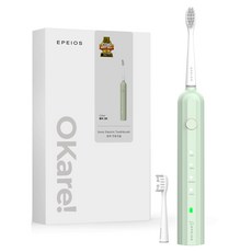 에페이오스 오케아 음파 전동칫솔, EPET003, 말차 그린, 1개