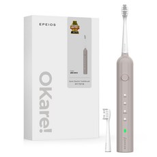 에페이오스 오케아 음파 전동칫솔, EPET003, 샴페인 베이지, 1개