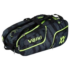 뵐클 테니스 지브라 콤비백 2단, 블랙 + 네온옐로우, 1개