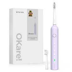 에페이오스 오케아 음파 전동칫솔, EPET003, 라일락 바이올렛 퍼플, 1개