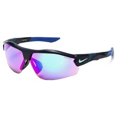 NIKE 耐吉 運動護目鏡 抗藍光鏡片 太陽眼鏡 NIKE SHOW X3 II AF E DJ3044 PNS 451 76, 藍黑色, 1個