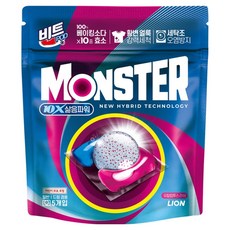 비트 몬스터 팟 10X 삶음파워 캡슐세제 유칼립투스 러쉬, 1개, 5개입