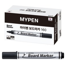 마이펜 보드마카 160, 검정, 12개