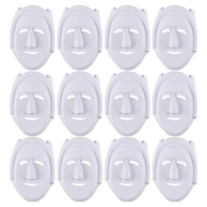 Uniart C 紙面具 Boone, 白色, 12個