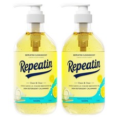 Repeatin 大容量 Clean Boost 廚房洗碗精 金桔香, 2個, 1L