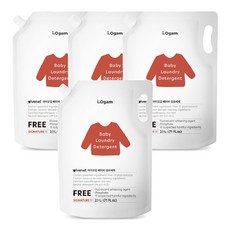 i.Ogam 嬰兒衣物洗衣精 補充包, 4個, 2.1L