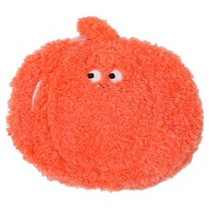 둥둥펫 강아지 장난감 소리나는 납작 야채인형, 호박, 1개