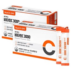 뉴트리디데이 메가렉스 비타민C 3000 90p, 2개, 90회분