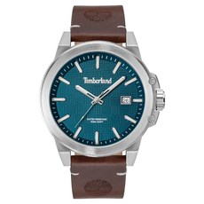 Timberland 男士 MOHEGAN 皮革經典時尚防水夜光腕錶 TDWGBO08300