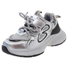 키즈트리 실버 광택 어글리 운동화 XZ-574
