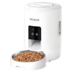 로제코 반려동물 와이파이 앱지원 자동급식기, 1개, 화이트, 2L