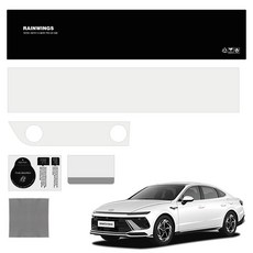 RAIN WINGS 導航螢幕保護貼, 現代 Sonata The Edge (高光澤AR), 1GB