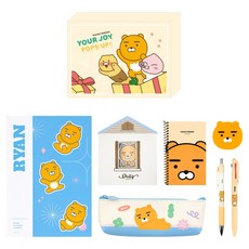 KAKAO FRIENDS 每日文具組, 萊恩, 1套