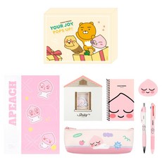 KAKAO FRIENDS 每日文具組, 屁桃, 1套