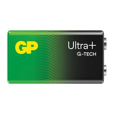 GP Batteries 超霸 超特強鹼性電池 Ultra Plus 9V, 1個, 1入