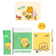 KAKAO FRIENDS 繽紛文具組, 春植, 1套