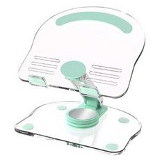 안이네 아크릴 휴대용 접이식 회전 스마트폰 태블릿 거치대, 그린, 1개, YKLPBZC