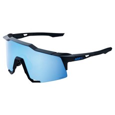 100% Speedcraft 太陽眼鏡, 霧面黑 + 超級藍, 1個