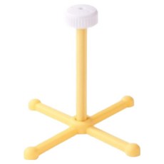 랜보어 앵무새 회전 스탠드 횃대 21.5 x 16 x 19 cm, 옐로우, 1개