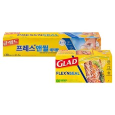 GLAD 佳能 神奇保鮮膜 一般型 + 彈性三明治神奇保鮮袋 100入組, 1套