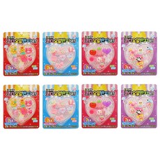 agaplus Lucky Seven 每日戒指 7款 x 8件組, 紅色, 藍色, 粉紅色, 紫色, 1套