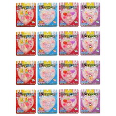 agaplus Lucky Seven 每日戒指 7款 x 16入組, 紅色, 藍色, 粉紅色, 紫色, 1套