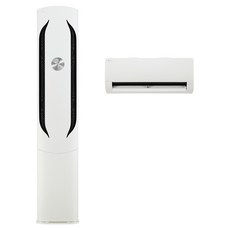 LG전자 인버터 65.9㎡ + 18.7㎡ 휘센 오브제컬렉션 위너 2 in 1 멀티형 에어컨 방문설치, FQ20VDWHM2M, 매립배관형
