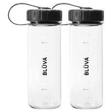 Bluba Tritan Active 背帶水瓶, 黑色, 2個, 500ml